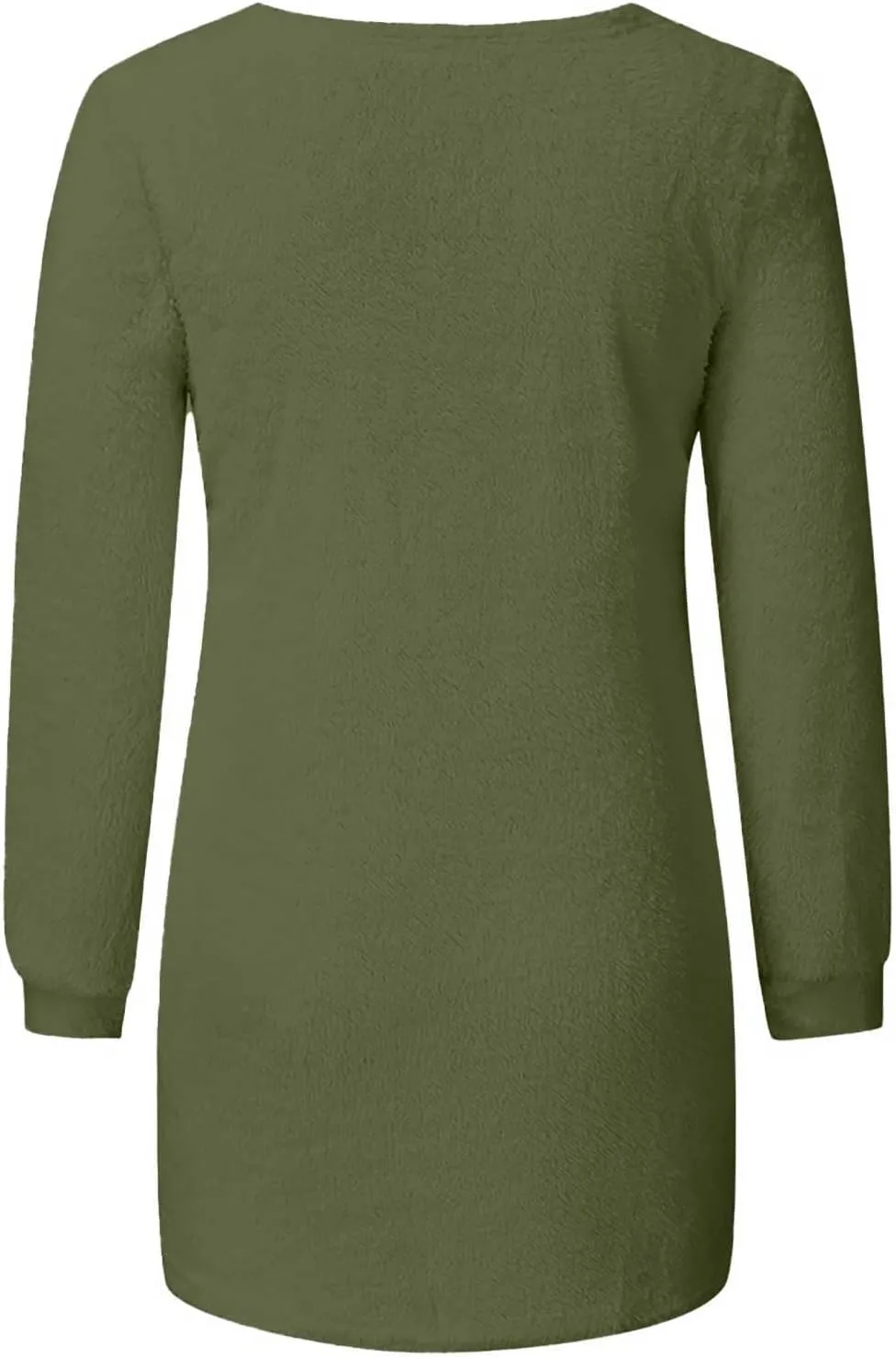 Womens Crewneck Tops Sweatshirt Fluffy Fuzzy Jumper Sweater for Women Fashionable Long Sleeve Pullovers Loose Tops
