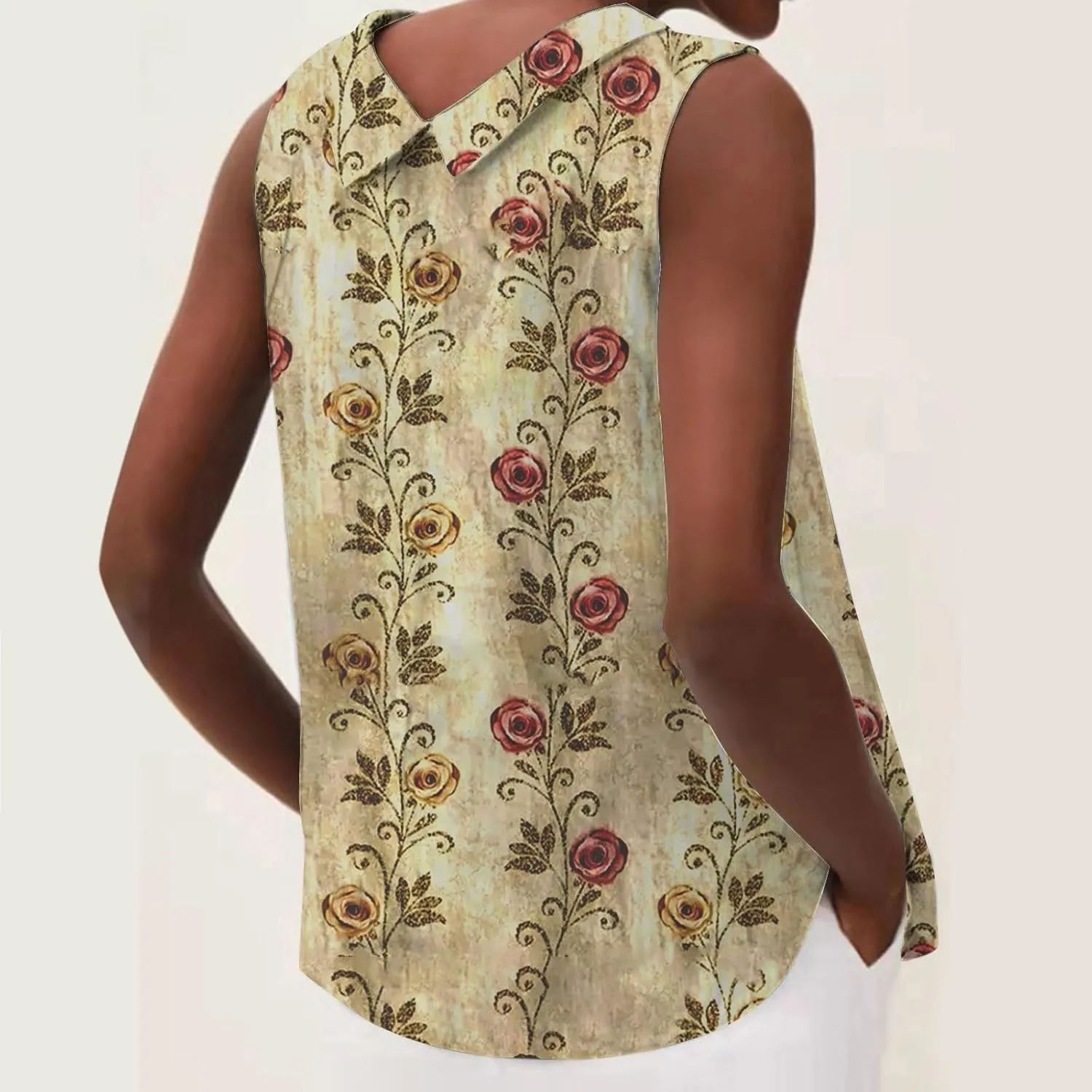 Womens Linen Crop Tank Tops Casual Cute Summer Sleeveless Shirts Cropped Cotton Linen Tops Loose Fit Blouse Vest