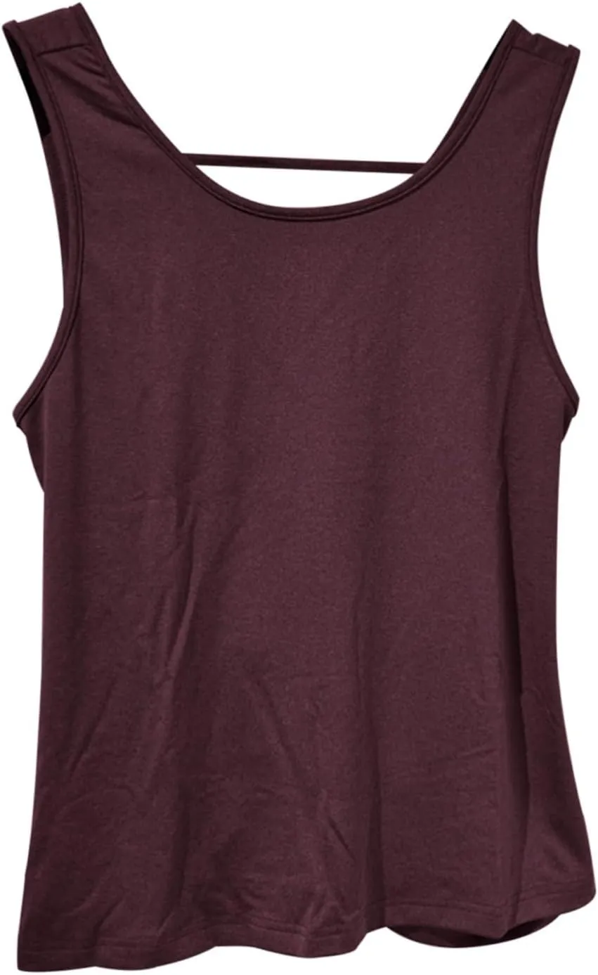 Women's Open Back Tank Tops Lightweight Sleeveless Workout Athletic Gym Yoga Shirts Running Quick Dry Pleated Tops