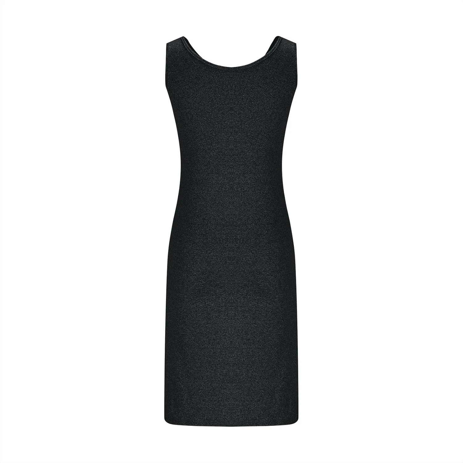 Women's Sundress Fashion Crewneck Sleeveless Slim Dresses Summer Trendy Solid Color Going Out Party Dress