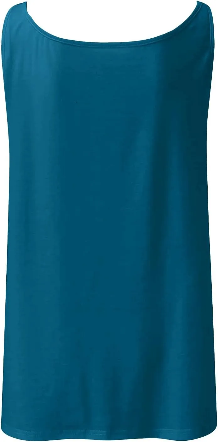 Women's Tank Tops Summer Fashion Half Zipper V Neck Sleeveless Blouses Casual Solid Loose Elegant Swing Beach Shirts