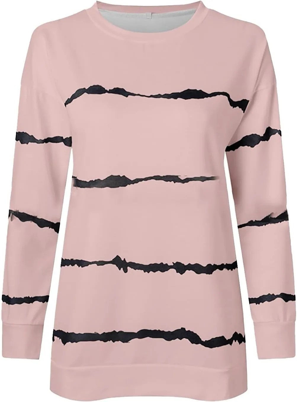 Womens Tunic Tops Trendy Dressy Casual Loose Fit Long Sleeve Crewneck Tops Blouses Shirts Fall Outfits Women Trendy