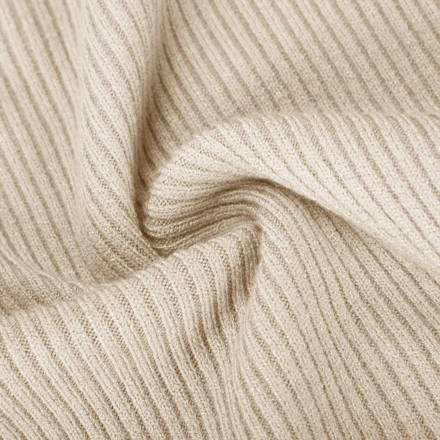 Womens Turtleneck Sweater Long Sleeve Ribbed Knit Sweater Fall Winter Fashion Tops 2024 Casual Trendy Tops Blouse