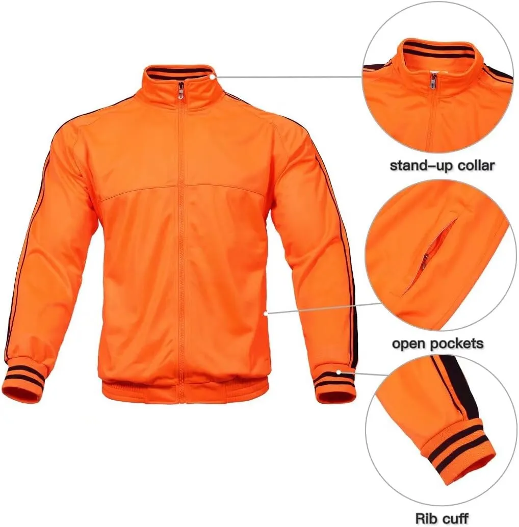 Zusmen Tracksuit Mens, Track Jackets and Pants 2 Piece Outfit
